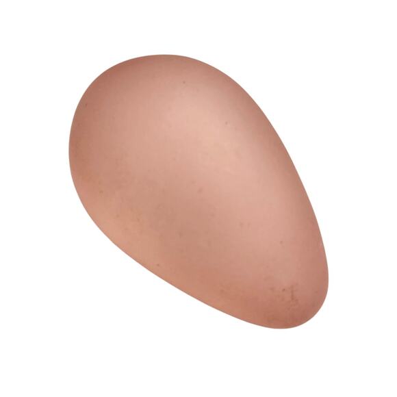 Vintage Stone Or Crystal Egg Shaped Pink Paper Weight - Picture 3 of 6